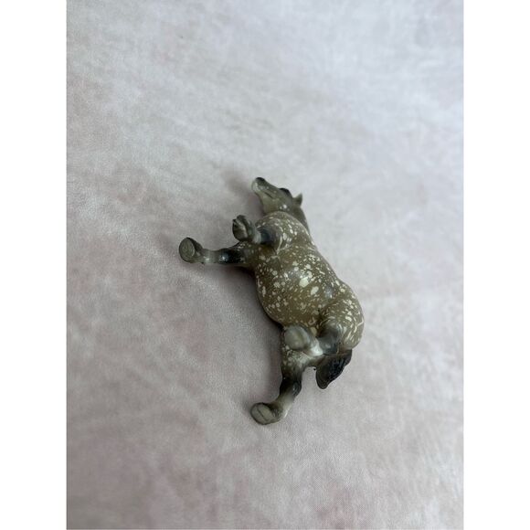 Breyer G1 Drafter Stablemate Splatter Dapple Gray - WILD! - Picture 2 of 5